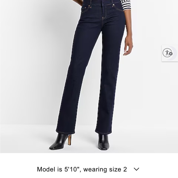 NWOT - Editor Low Rise Rinse Bootcut Jeans - Picture 2 of 16